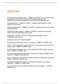 UDAP DCF QUESTIONS WITH 100&percnt; SOLVED ANSWERS&excl;&excl;