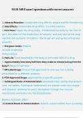 NUR 509 Exam 1 questions with correct answers
