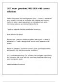 Iowa 3OT Pesticide Manual exam questions with correct answers