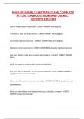 NURS 5432 FAMILY I MIDTERM EXAM &vert; COMPLETE ACTUAL EXAM QUESTIONS AND CORRECT ANSWERS 2025&sol;2026