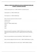 NUR 5432 Exam Questions with 100&percnt; Correct Answers &vert; Latest Version&vert; Expert Verified