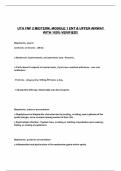 UTA FNP 2 MIDTERM&comma; MODULE 1 ENT & UPPER AIRWAY WITH 100&percnt; VERIFIED&excl;&excl;