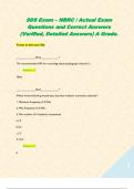 SDS Exam &ndash; NBRC &sol; Actual Exam Questions and Correct Answers &lpar;Verified&comma; Detailed Answers&rpar; A Grade&period;  