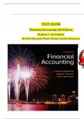 TEST BANK For Financial Accounting&comma; 6th Edition By David Spiceland&comma; Wayne Thomas&comma; Verified Chapters 1 - 12&comma; Complete Newest Version