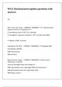 WGU biochem latest update questions with answers