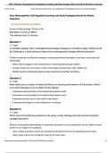 EDUC 205 Quiz- Metacognition&comma; Self-Regulated Learning&comma; and Study Strategies 2025 scored 38 out 40 Liberty University