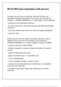 BCH 330 Exam 2 questions with answers