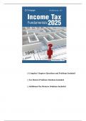 Solutions for Income Tax Fundamentals 2025&comma; 43rd Edition by Gerald E&period; Whittenburg