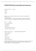 NURS 3550 Test 2 exam with correct answers&period;