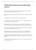 NURS 3550 Gentamycin exam with verified answers