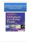 Urinalysis and Body Fluids &ndash; 7th Edition by Susan King Strasinger &vert; Complete Test Bank &vert; Chapters 1&ndash;17 &vert; Verified Multiple-Choice Questions