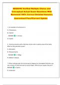 NSG6440 Verified Multiple Choice and  Conceptual Actual Exam Questions With  Reviewed 100&percnt; Correct Detailed Answers  Guaranteed Pass&excl;&excl;Current Update 