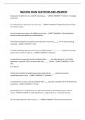 NAB NHA EXAM QUESTIONS AND ANSWERS