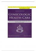 Test Bank Gynecologic Health Care&colon; With an Introduction to Prenatal and Postpartum Care&comma; 4th Edition by Kerri Durnell Schuiling&comma; All 1-35 Chapters Covered &comma;Latest Edition&comma; ISBN&colon; 9781284182347