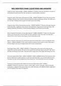 NSG 3600 PEDS EXAM 2 QUESTIONS AND ANSWERS