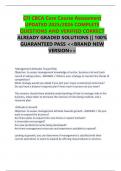 CFI CBCA Core Course Assessment  UPDATED 2025&sol;2026 COMPLETE  QUESTIONS AND VERIFIED CORRECT  ALREADY GRADED SOLUTIONS &vert;&vert; 100&percnt;  GUARANTEED PASS <<BRAND NEW  VERSION