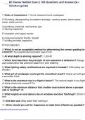 BC Owner Builder Exam &vert; 186 Questions and Answers&lpar;A&plus; Solution guide&rpar;