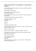 D522 PYTHON FOR IT AUTOMATION - PA MULTIPLE CHOICE