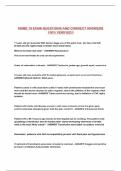 NBME 10 EXAM QUESTIONS AND CORRECT ANSWERS 100&percnt; VERIFIED&excl;&excl;