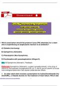 Evolve Pharmacology hesi practice EXAM LATEST EXAM 2025 &vert;  QUESTIONS AND CORRECT ANSWERS  &vert; VERIFIED ANSWERS &vert; ALREADY GRADED A&plus;