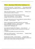 FCCLA &ndash; Questions With Perfect Solutions &lpar;A&plus;&rpar;