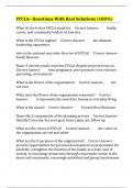FCCLA&ndash; Questions With Real Solutions &lpar;100&percnt;&rpar;