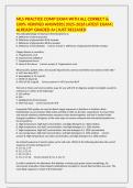 MLS PRACTICE COMP EXAM WITH ALL CORRECT & 100&percnt; VERIFIED ANSWERS&vert;2025-2026 LATEST EXAM&vert;ALREADY GRADED A&plus;&vert;JUST RELEASED