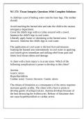 NU 272&colon; Tissue Integrity Questions With Complete Solutions