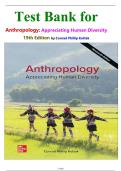 Test Bank for Anthropology&colon; Appreciating Human Diversity 19th Edition by Conrad Phillip Kottak isbn-9781260259292
