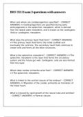 BIO 351 Exam 3 questions with answers