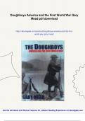Doughboys America and the First World War Gary Mead - Digital Download