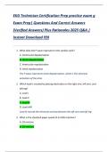 EKG Technician Certification Prep practice exam g  Exam Prep&vert; Questions And Correct Answers  &lpar;Verified Answers&rpar; Plus Rationales 2025 Q&A &vert;  Instant Download Pfd