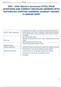 Exam &lpar;elaborations&rpar; WGU - D426&colon; Objective Assessment   