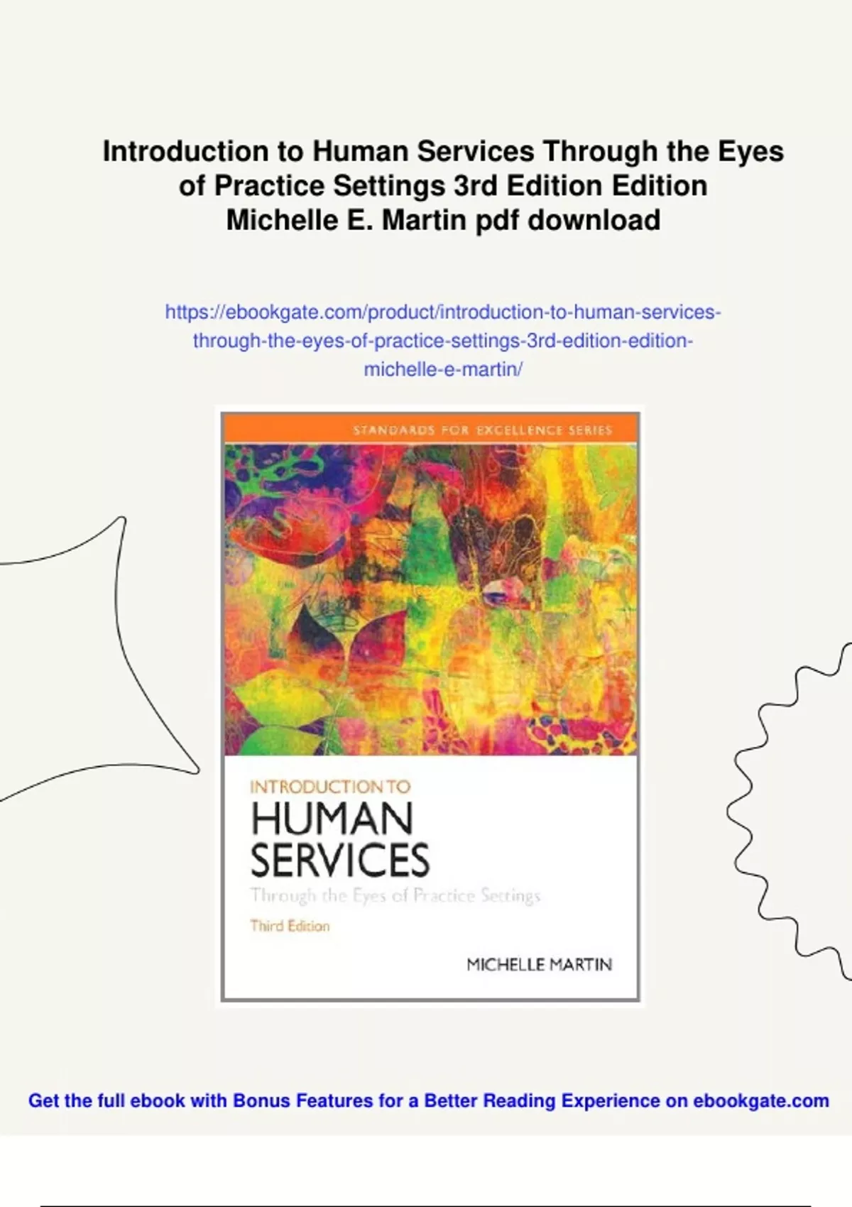 Summary Introduction to Human Services Through the Eyes of Practice ...
