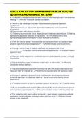 AERIAL APPLICATION COMPREHENSIVE EXAM 2025&sol;2026 QUESTIONS AND ANSWERS RATED A&plus;