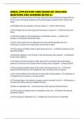AERIAL APPLICATION CORE EXAMS SET 2025&sol;2026 QUESTIONS AND ANSWERS RATED A&plus;
