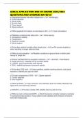 AERIAL APPLICATION END OF COURSE 2025&sol;2026 QUESTIONS AND ANSWERS RATED A&plus;