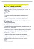 AERIAL APPLICATION EXAMINATION TEST 2025&sol;2026 QUESTIONS AND ANSWERS RATED A&plus;