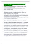 APCO PRACTICE EXAMS 2025&sol;2026 QUESTIONS AND ANSWERS RATED A&plus;
