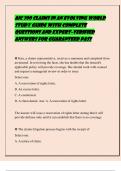 AIC 300 CLAIMS IN AN EVOLVING WORLD STUDY GUIDE WITH COMPLETE QUESTIONS AND EXPERT-VERIFIED ANSWERS FOR GUARANTEED PASS