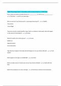 Flight Physiology Exam &vert; Questions with Correct Answers &vert; 100&percnt; Pass