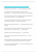 Flight Physiology Exam &vert; Questions with Correct Answers &vert; 100&percnt; Pass