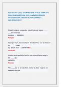Suburban fire tactics EXAM 2025&sol;2026 ACTUAL COMPLETE  REAL EXAM QUESTIONS WITH COMPLETE VERIFIED   SOLUTION GUIDE &lpar;GRADED A&plus; 100&percnt; CORRECT &rpar;                              2025 BRAND NEW&excl;&excl;  