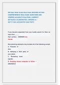 SDI Open Water Scuba Diver Exam 2025&sol;2026 ACTUAL  COMPREHENSIVE REAL EXAM  QUESTIONS AND   VERIFIED ACCURATE SOLUTION &lpar; CORRECT               DETAILED & ELABORATED&rpar; &vert; GRADED A&plus; &sol;                                     GET IT 100&percnt; ACCURATE&excl;&excl; 2025 TEST&excl;&excl;  
