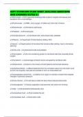 ASPT STANDARD EXAM SHEET 2025&sol;2026 QUESTIONS AND ANSWERS RATED A&plus;