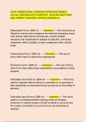 CDCR CORRECTIONAL SERGEANT INTERVIEW NEWEST  ACTUAL 2025&sol;2026 WITH COMPLETE UPDATED QUESTIONS  AND CORRECT ANSWERS VERIFIED&sol;GRADED A&plus;