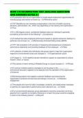 BCOR 370 EXAMINATION TEST 2025&sol;2026 QUESTIONS AND ANSWERS RATED A&plus;