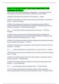 BCOR 370 EXAMS SCRIPT 2025&sol;2026 QUESTIONS AND ANSWERS RATED A&plus;