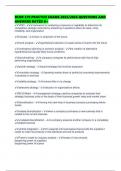 BCOR 370 PRACTICE EXAMS 2025&sol;2026 QUESTIONS AND ANSWERS RATED A&plus;