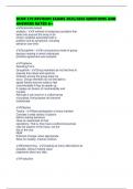 BCOR 370 REVISION EXAMS 2025&sol;2026 QUESTIONS AND ANSWERS RATED A&plus;